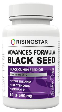 Risingstar Black Cumin Seed Oil, 60 капс