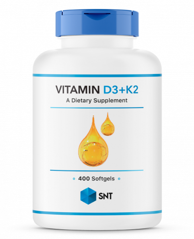 SNT Vitamin D3+K2, 400 капсул