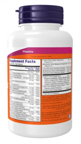 NOW Daily Vits Multi, 120 капсул