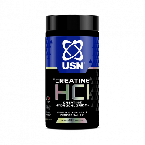 USN Creatine HCL, Креатина гидрохлорид, 100 капсул