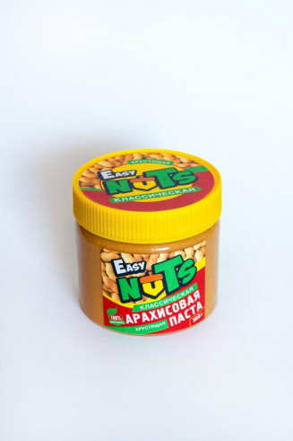 Easy Nuts Арахисовая паста классическая, 360 гр