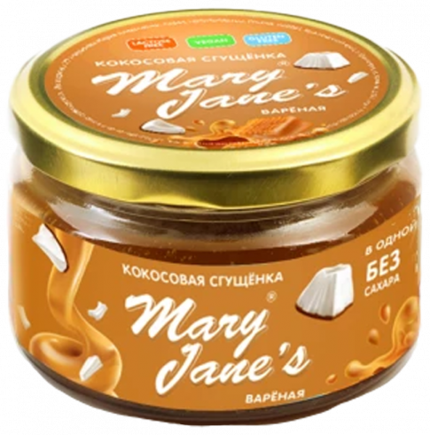 Mary Jane's Kitchen Кокосовая сгущёнка, 250 грамм