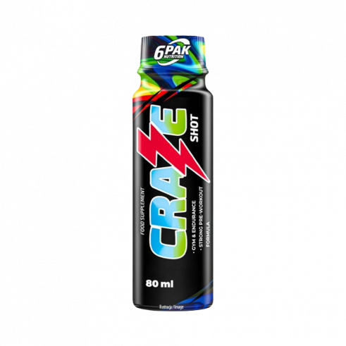 6PAK Nutrition Craze shot, 80 мл