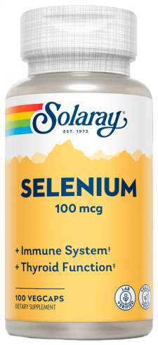 Solaray Selenium 100 mcg, 100 капсул