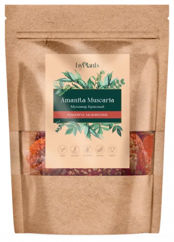 ByPlants Amanita Muscaria (шляпки), 20 гр