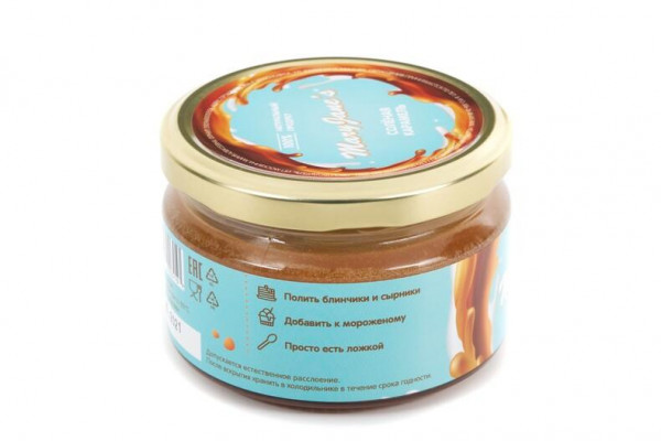 Mary Jane's Kitchen Арахисовая паста Соленая карамель, 200 г