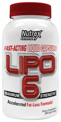 Nutrex Lipo-6, 240 капс