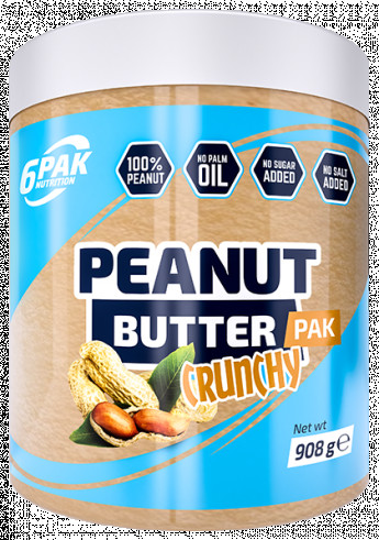 6PAK Nutrition Peanut Butter Pak, 908 г