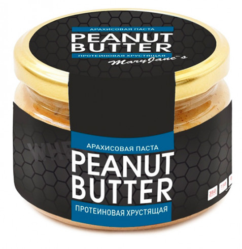Mary Jane's Kitchen Арахисовая паста протеиновая Хрустящая, 200 г