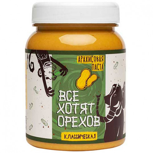 Фудсторис Арахисовая паста &quot;Все хотят орехов&quot; Классическая, 330 г