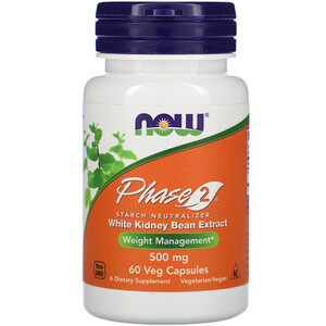 NOW Phase-2 500 мг, 60 капс