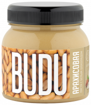 BUDU Паста арахисовая с белым шоколадом, 250 гр