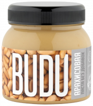 BUDU Арахисовая паста без добавок, 850 грамм