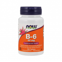 NOW B-6 50 mg, 100 таблеток
