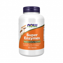 NOW Super Enzymes, 180 капсул