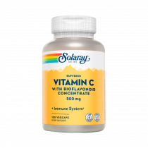 Solaray Vitamin C &amp; Bioflavonoids, Витамин С и Биофлавоноиды, 100 капсул