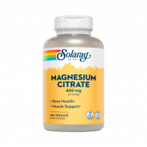 Solaray Magnesium Citrate 400 mg, 180 капсул