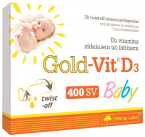 Olimp Labs Gold-Vit D3 Baby, Голд-Вит D3 Бэби, 30 капсул