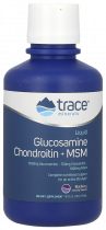 Trace Minerals Liquid Glucosamine Chondroitin + MSM, 473 мл
