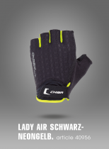 Chiba Перчатки женские Lady Air 40956 черн/неон