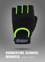 Chiba Перчатки мужские Summer time 40517 черный/неон
