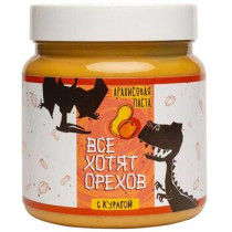 Фудсторис Арахисовая паста &laquo;Все хотят орехов&raquo; с Курагой, 600 г